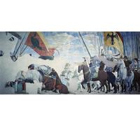 IPLUPJDY Astratta Della Poster Stampe su Tela Murale Dipinto Costantino di Piero Della Francesca per Decorazioni per la Casa 60x90cm