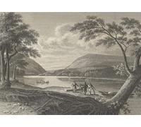 IPLUPJDY Astratta Della Poster Stampe su Tela Murale Dipinto Delaware Water Gap di Asher Brown Durand per Decorazioni per la Casa 60x90cm