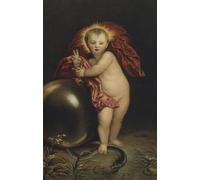 IPLUPJDY Astratta Della Poster Stampe su Tela Murale Dipinto Gesù che schiaccia il serpente diVan Dyck per Decorazioni per la Casa 60x90cm