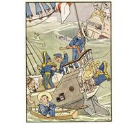 IPLUPJDY Astratta Della Poster Stampe su Tela Murale Dipinto il Pobble che non ha le dei piedi di Leonard Leslie Brooke per Decorazioni per la Casa 60x90cm