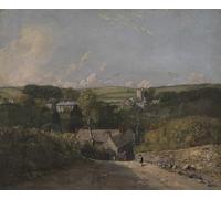 IPLUPJDY Astratta Della Poster Stampe su Tela Murale Dipinto Il villaggio di Osmington di John Constable per Decorazioni per la Casa 60x90cm