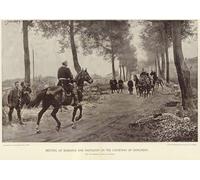 IPLUPJDY Astratta Della Poster Stampe su Tela Murale Dipinto Incontro di Bismarck e Napoleone sulla strada rialzata di Donchery dal famoso pittore per Decorazioni per la Casa 60x90cm