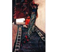 IPLUPJDY Astratta Della Poster Stampe su Tela Murale Dipinto Mi sono seduto suoi piedi mentre mi ha trapanato la lingua isola di Howard Pyle per Decorazioni per la Casa 60x90cm