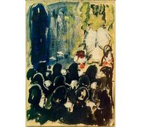 IPLUPJDY Astratta Della Poster Stampe su Tela Murale Dipinto nell'Opera di Marianne Von Werefkin per Decorazioni per la Casa 60x90cm