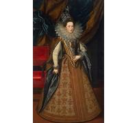 IPLUPJDY Astratta Della Poster Stampe su Tela Murale Dipinto Ritratto di Margherita di Savoia duchessa di Mantova di Pourbus il Giovane per Decorazioni per la Casa 60x90cm