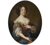 IPLUPJDY Astratta Della Poster Stampe su Tela Murale Dipinto Ritratto di Marie Mancini di Pierre Mignard per Decorazioni per la Casa 60x90cm