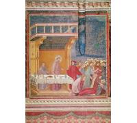 IPLUPJDY Astratta Della Poster Stampe su Tela Murale Dipinto San predice la morte di un cavaliere a Celano di Giotto Di Bondone per Decorazioni per la Casa 60x90cm