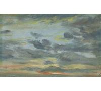 IPLUPJDY Astratta Della Poster Stampe su Tela Murale Dipinto Sky Study Sunset di John Constable per Decorazioni per la Casa 60x90cm