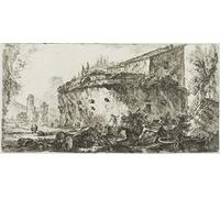 IPLUPJDY Astratta Della Poster Stampe su Tela Murale Dipinto Tomba degli Scipioni Tavola da alcune vedute di Al Arches e di altri archi di Battista Piranesi per Decorazioni per la Casa 60x90cm