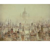 IPLUPJDY Astratta Della Poster Stampe su Tela Murale Dipinto un omaggio a Sir Christopher Wren di Charles Robert Cockerell per Decorazioni per la Casa 60x90cm