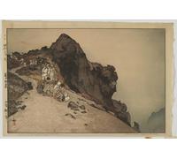 IPLUPJDY Astratta Della Poster Stampe su Tela Murale Dipinto Vertice del Fuji Dieci vedute del Monte Fuji di Hiroshi Yoshida per Decorazioni per la Casa 60x90cm