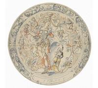 IPLUPJDY Dipinto su Tela Arte Della Parete su Tela Immagine Pittura Allegoria delle miniere di Jost Amman per Decorazioni per la Casa 60x90cm
