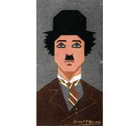 IPLUPJDY Dipinto su Tela Arte Della Parete su Tela Immagine Pittura Charlie Chaplin di Alick PF Ritchie per Decorazioni per la Casa 60x90cm