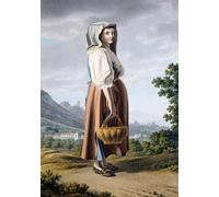 IPLUPJDY Dipinto su Tela Arte Della Parete su Tela Immagine Pittura Contadino sullo sfondo di Maddaloni di Famoso Artista per Decorazioni per la Casa 60x90cm