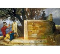 IPLUPJDY Dipinto su Tela Arte Della Parete su Tela Immagine Pittura il Santuario di Ercole di Arnold Böcklin per Decorazioni per la Casa 60x90cm
