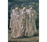IPLUPJDY Dipinto su Tela Arte Della Parete su Tela Immagine Pittura la sfida nel deserto di Edward Burne Jones per Decorazioni per la Casa 60x90cm