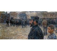 IPLUPJDY Dipinto su Tela Arte Della Parete su Tela Immagine Pittura Lavoro a turni di Plinio Nomellini per Decorazioni per la Casa 60x90cm