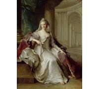 IPLUPJDY Dipinto su Tela Arte Della Parete su Tela Immagine Pittura Madame Henriette De France come vestale di Jean Marc Nattier per Decorazioni per la Casa 60x90cm
