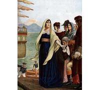 IPLUPJDY Dipinto su Tela Arte Della Parete su Tela Immagine Pittura Regina di Napoli Maria Carolina d'Austria di Tancredi Scarpelli per Decorazioni per la Casa 60x90cm