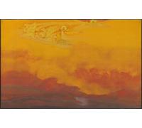 IPLUPJDY Quadri Stampe Quadro su Tela Poster su Tela Elia il profeta di Nicholas Roerich per Decorazioni per la Casa 60x90cm