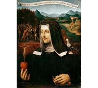 IPLUPJDY Quadri Stampe Quadro su Tela Poster su Tela Ex voto dedicato a Santa Caterina di Bernardino Luini per Decorazioni per la Casa 60x90cm
