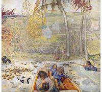 IPLUPJDY Quadri Stampe Quadro su Tela Poster su Tela in barca di Pierre Bonnard per Decorazioni per la Casa 60x90cm