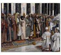 IPLUPJDY Quadri Stampe Quadro su Tela Poster su Tela la Prova dei Proci della Santa Vergine di Jacques per Decorazioni per la Casa 60x90cm