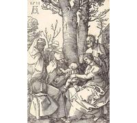 IPLUPJDY Quadri Stampe Quadro su Tela Poster su Tela la Sacra Famiglia con Gioacchino e Anna sotto un albero di Albrecht Dürer per Decorazioni per la Casa 60x90cm