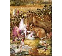 IPLUPJDY Quadri Stampe Quadro su Tela Poster su Tela lo scoiattolo ferito Anster Fitzgerald per Decorazioni per la Casa 60x90cm