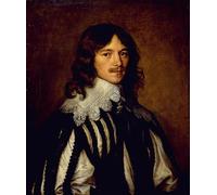 IPLUPJDY Quadri Stampe Quadro su Tela Poster su Tela Lucius Cary e il visconte Falkland diVan Dyck per Decorazioni per la Casa 60x90cm