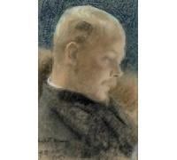 IPLUPJDY Quadri Stampe Quadro su Tela Poster su Tela Ritratto dell'autore Karl A Tavaststjerna di Albert Edelfelt per Decorazioni per la Casa 60x90cm