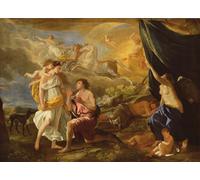 IPLUPJDY Quadri Stampe Quadro su Tela Poster su Tela Selene ed Endimione di Nicolas per Decorazioni per la Casa 60x90cm