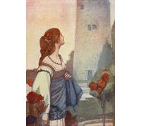 IPLUPJDY Quadri Stampe Quadro su Tela Poster su Tela Storie da Chaucer di William Heath Robinson per Decorazioni per la Casa 60x90cm