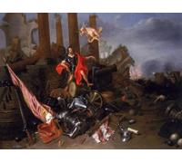 IPLUPJDY Quadri Stampe Quadro su Tela Poster su Tela un'allegoria della guerra con Vincenzo Gonzaga I di David Iii Ryckaert per Decorazioni per la Casa 60x90cm