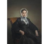 IPLUPJDY Stampa Artistica Vintage Tela Immaginie Stampe da Parete Portrait of Teresa Manzoni Borri Stampa by Francesco Hayez per L'arredamento Della Camera da Letto 60x90cm