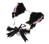 iplusmile 1 set Cerchietto Cat Ear con Collare per Accessori Cosplay Femminili Design Creativo e Chic per e Foto Memorabili