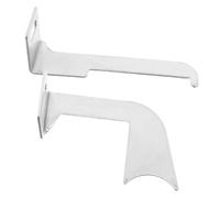 iplusmile 1 Set Gancio supporto radiatore ganci per radiatori da bagno gancio per radiatore gancio del radiatore acciaio Argento