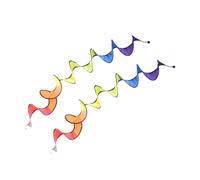 iplusmile 1 Set Mulino A Filatrici da Giardino All'aperto Colorato Mulini A Decorazioni da Giardino Sospese Arredamento Sospeso Decorazione Spirale Filatore da Giardino 2 Pezzi