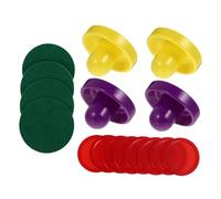 iplusmile 1 Set Paddles Gialli Rossi per Tavolo Parti per Divertimento Assicurato