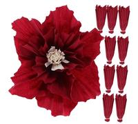 iplusmile 10 Pezzi Artificiale Rosso Vino Decorazioni per Matrimoni Feste Compleanni e Vetrine