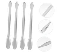 iplusmile 10 pezzi Cucchiai Dosatori in Acciaio Inossidabile per Laboratorio Cucchiai Campionamento Doppia Testa Resistenti per Polveri Cosmetiche e Chimica Strumenti Precisi per