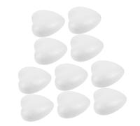 iplusmile 10 Pezzi Cuori Decorativi in Polistirolo per Palline Fai da Te per Matrimoni 6 Cm Decorazioni Murali e Lavoretti Creativi