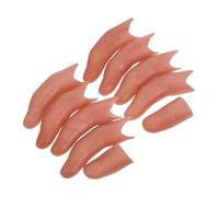 iplusmile 10 pezzi Dita Finte Realistiche per Trucchi Magici e Effetti Speciali Copertura per Sparizione Oggetti Accessori Halloween e Film Materiale Resistente per Uso Ripetuto