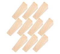 iplusmile 10 Pezzi Fermaporta in Legno Design Antiscivolo e Resistente alla Deformazione per Porte Pesanti e Protezione delle Pareti