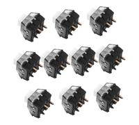 iplusmile 10 Pezzi Gaming Keyboard Clicky Switches Ultrafast Mechanical Key Switches For Typing Low Noise And Easy Replacement For Mechanical Keyboards