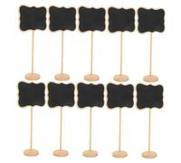 iplusmile 10 pezzi Mini Lavagnette con Messaggi Creativi per Decorazioni Matrimonio e Eventi Etichette Lavagna Compatte per Buffet e Segnaposto