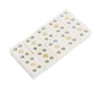 iplusmile 10 pezzi Morsettiere Ceramiche Resistenti al Calore per Circuiti ad Alta Frequenza Terminali Elettrici Stabili per Collegamenti Sicuri in ed Equipaggiamenti ad Alta Temperatura