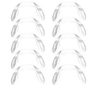 iplusmile 10 Pezzi Nasello per Occhiali a Forma Farfalla, Clip Singolo | Supporto Nasale Integrato a Sella, Adatto a Montature Metalliche, Comfort Prolungato per Uso Quotidiano e Guida