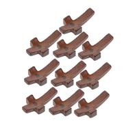 iplusmile 10 pezzi Piccola Croce in Legno Scuro Mano Tenuta Croci Artigianali per Preghiera e Meditazione Decorazione Sacra per Casa e Chiesa Regalo Pasquale