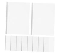 iplusmile 10 pezzi Portadocumenti Trasparenti con Barra Scorrevole in Plastica Copertine per Rapporti e Organizer Documenti per Ufficio Scuola e Studio